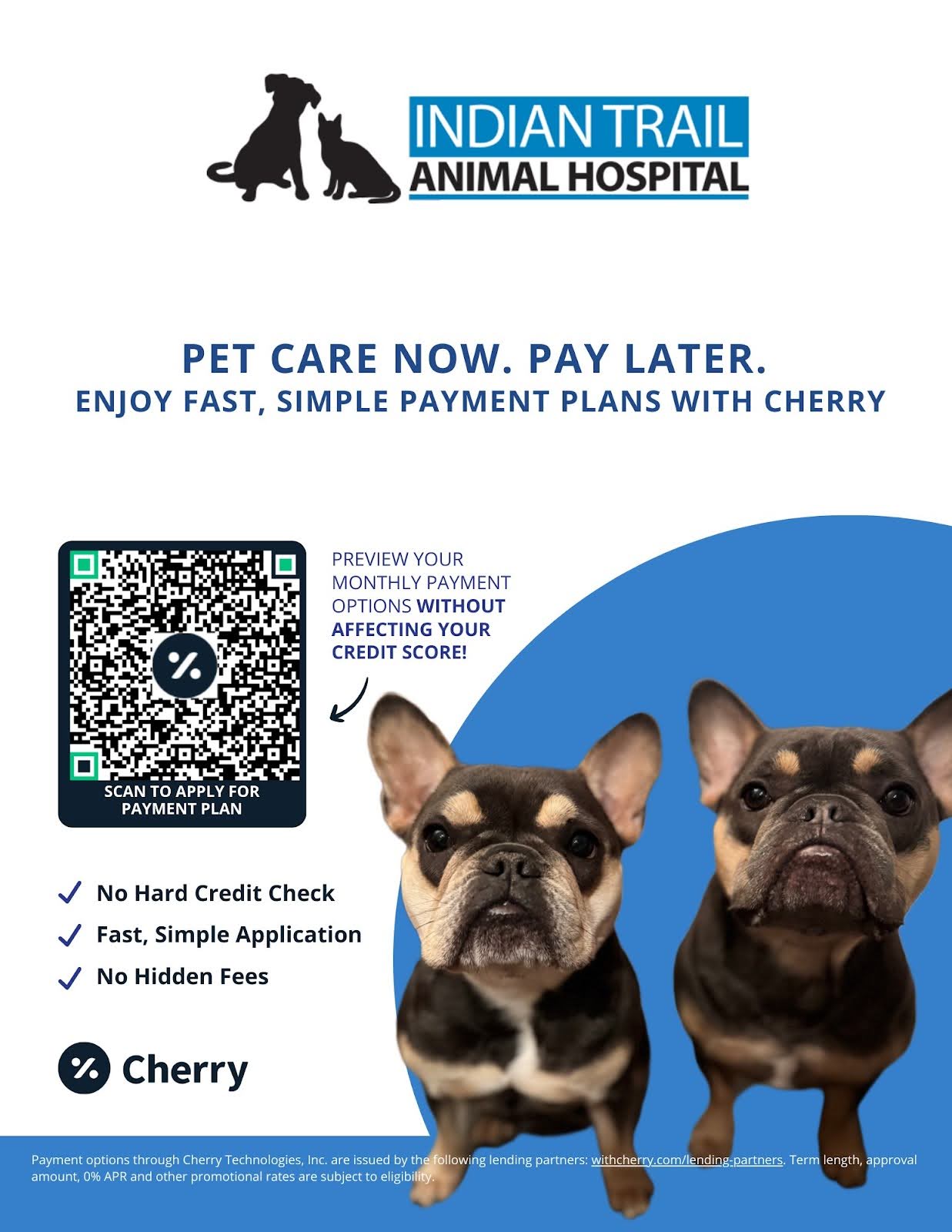 Sign up with Cherry at Indian Trails Animal Hospital